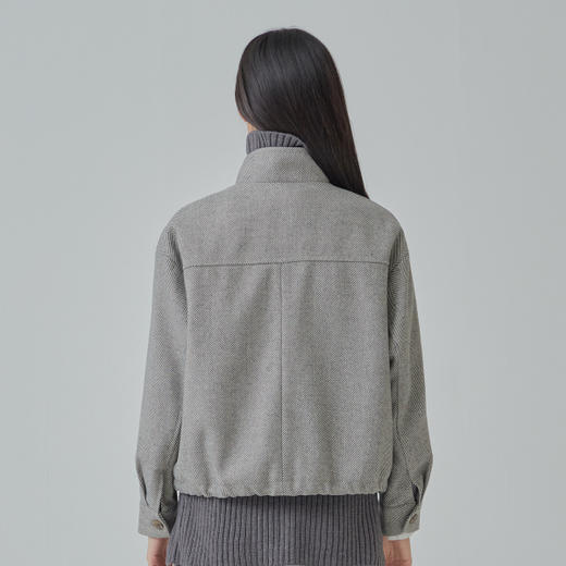 MIXXO休闲短款宽松口袋拉链式外套通勤JPY带授权招加盟代理 商品图3