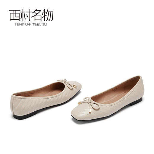 西村名物西村名物2021春季新款羊皮革单鞋T21AE11571 商品图4