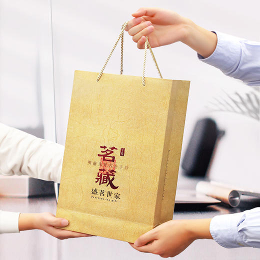 盛茗世家 茶叶绿茶 明前浓香龙井茶礼盒装大份量西湖春茶250g 商品图3