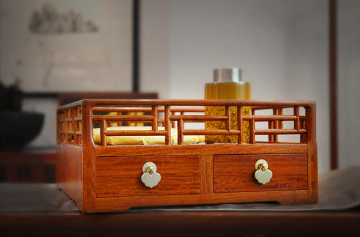 红桥红  家具严选  缅甸花梨（大果紫檀）  【缅花精工 都承盘】 商品图1