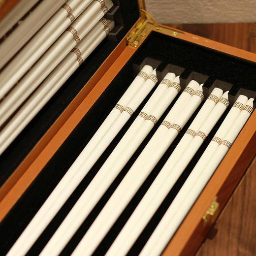 筷子礼盒10双装 礼品陶瓷筷子 家用筷子 商品图4