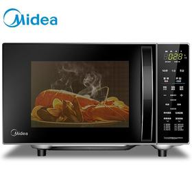 美的（Midea）M1-L201B 变频微波炉家用 微波炉烤箱一体机 光波烧烤炉 智能解冻  低噪音 一机多用 20升