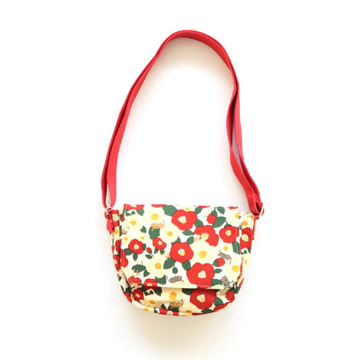 HUJI祤集Flap斜挎包风の花茶花小猫 商品图1