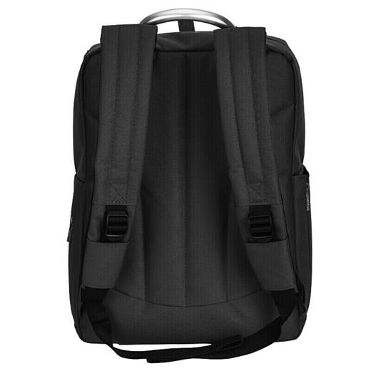 法国乐上(LEXON) 双肩包商务笔记本电脑包15.6英寸 旅行防泼水时尚男士背包 黑色 商品图3