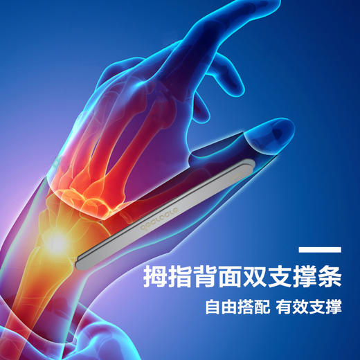 DJ麻麻康医用级护指MMK101 两用型 大拇指弯曲疼痛 妈妈手腱鞘炎 手腕酸痛 商品图4