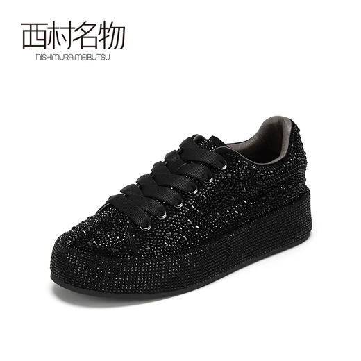 西村名物2021春季新款满钻百搭休闲鞋X21AM11521 商品图2