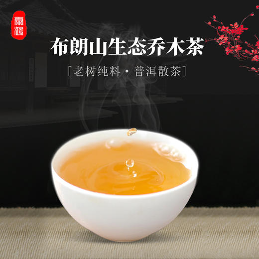 霏鸿茶叶 2019年云南普洱茶生茶散茶普洱布朗山高山云雾生态乔木散茶500克 商品图0