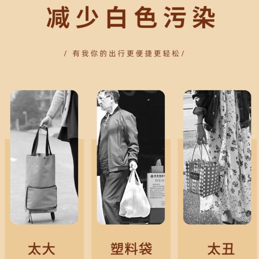 拍2送巨好用洗碗巾1条【小体积大容量】便携多功能可折叠购物袋，更小更轻更方便，环保无污染，一秒折叠，耐磨防撕裂，大号巨能装，买菜购物小帮手！ 商品图9