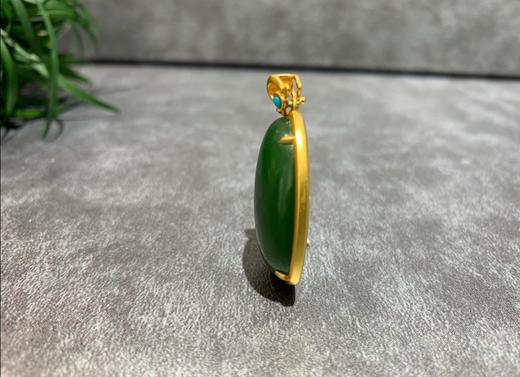 【御珠宫坊】金镶碧玉吊坠 商品图2