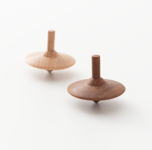 吃茶去原创木制陀螺组合 减压玩具原木礼品 商品图1