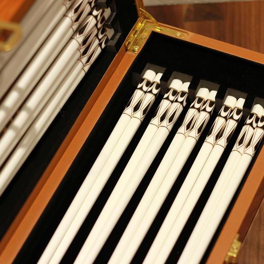 筷子礼盒10双装 礼品陶瓷筷子 家用筷子 商品图1