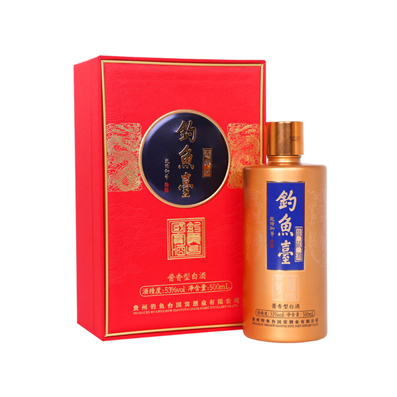 白酒釣魚台 醬香型 53度 500ml 【公式通販】