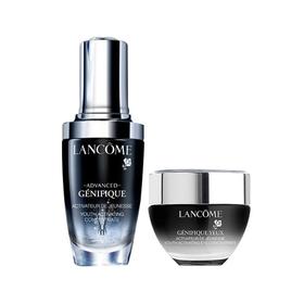 LANCOME 兰蔻 小黑瓶密集修护套组 眼霜15ml+面部精华30ml 法国