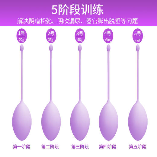DJ麻麻康盆底肌肉康复器5球阴道哑铃缩阴球MMK50 商品图1