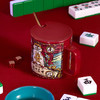 【爆单72小时内发货】共禾京品中国风个性创意送礼带盖勺周大福联名国潮四喜麻将马克杯 商品缩略图4
