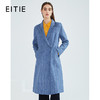 EITIE爱特爱冬季新款经典气质翻领收腰显瘦羊毛呢大衣外套女6414118 商品缩略图0