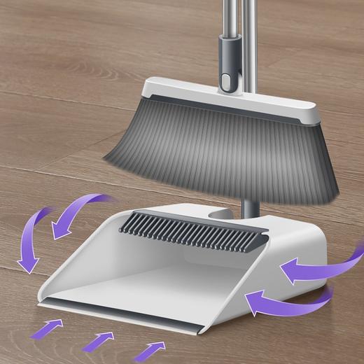 家杰优品 扫把簸箕套装组合家用扫地扫水笤帚软毛地板清洁工具 JJ-S004 商品图2