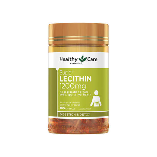 HealthyCare 卵磷脂1200mg 100粒 包装随机 澳大利亚 商品图0