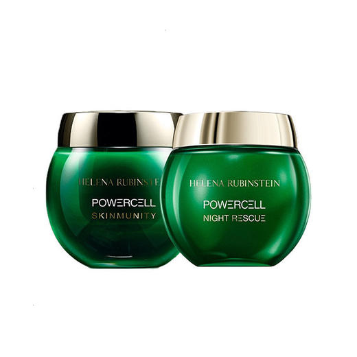 HR赫莲娜 绿宝瓶日晚霜套盒轻乳霜50ML睡眠晚霜50ML 法国 商品图3