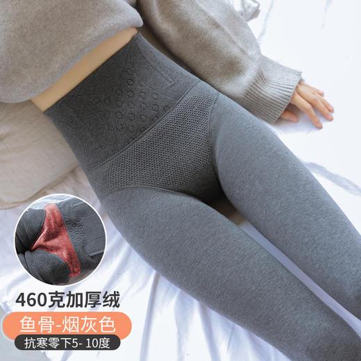 【塑形产后压力高腰收腹打底裤】加大码女外穿秋冬加厚加绒棉一体保暖连裤袜 商品图10
