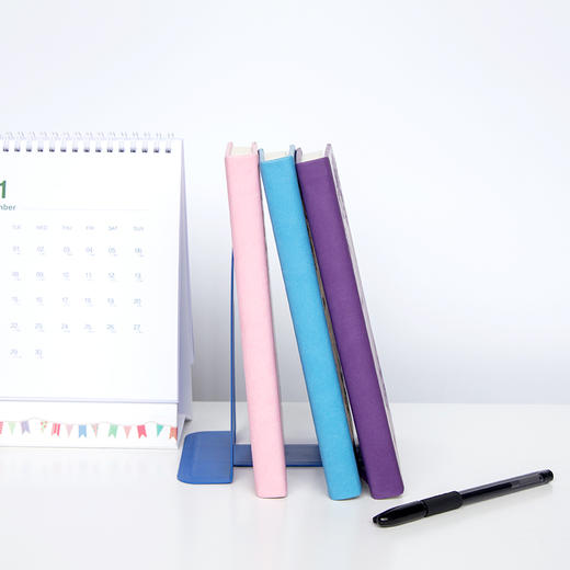 广博(GuangBo)6英寸（高15cm）金属铁书立书挡书靠2片/付 颜色随机WZ5935S 商品图7