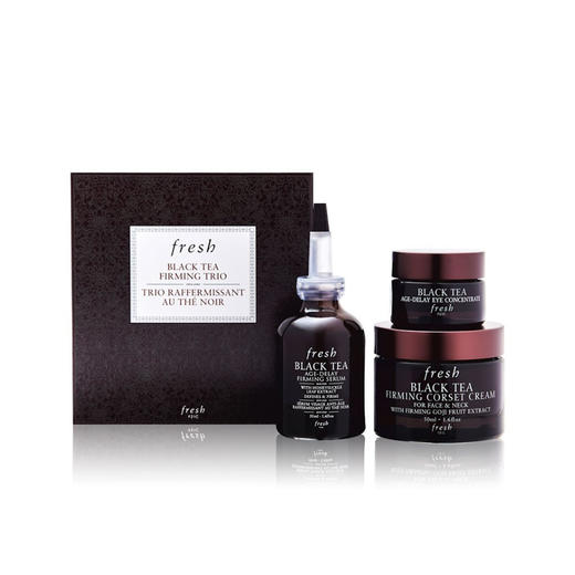 法国 FRESH馥蕾诗 红茶/黑茶三件套（精华50ml+眼霜15ml+面霜50ml） 商品图1