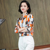 上海旗袍厂ASE-9081  印染气质百搭真丝衬衫 商品缩略图2