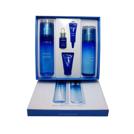 韩国 LANEIGE兰芝 致美紧颜水乳 2件套 版本随机 商品图0