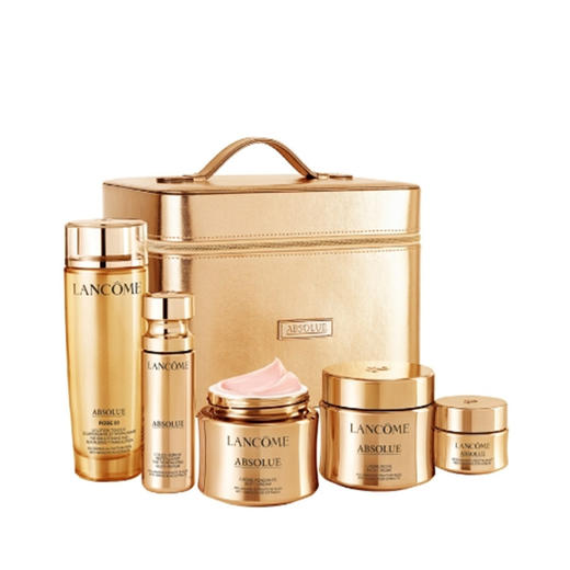 Lancome 兰蔻菁纯臻颜五件套 新春玫瑰精萃水精华乳眼霜乳霜面霜 法国 商品图0