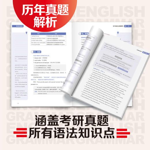 英语语法真经 语法大全 英语语法工具书 词汇单词知识点 英语复习资料辅导书 单词词汇 中学生大学生考研辅导书籍工具书英语练习书 商品图2