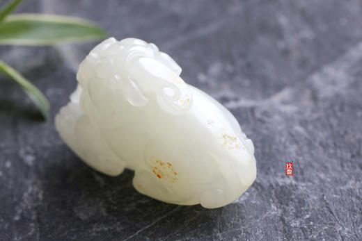 和田玉（白玉）籽料挂件-- 貔貅 28.57g 商品图3
