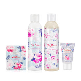 英国 Cath Kidston 玫瑰榅桲身体乳护理4件套 礼盒套装