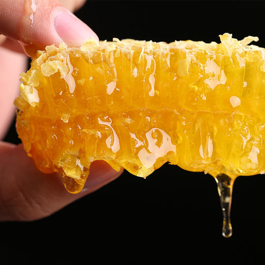 【常州馆】蜂巢蜜500g蜂巢蜜嚼着吃土蜂蜜纯正天然农家自产蜂窝蜜巢野生峰蜜 商品图3
