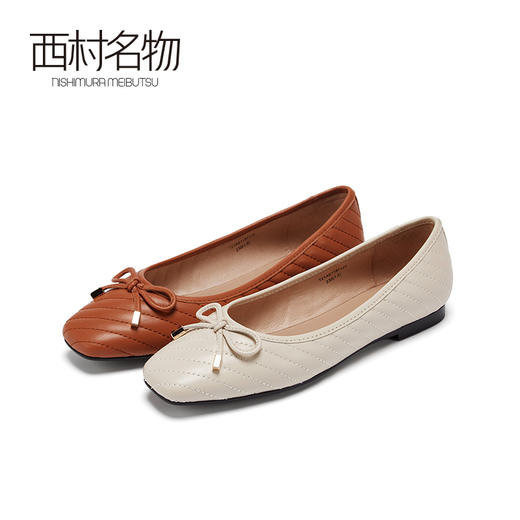 西村名物西村名物2021春季新款羊皮革单鞋T21AE11571 商品图0