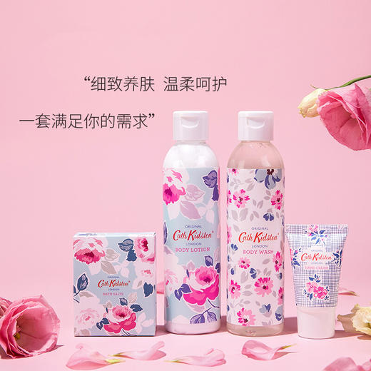 英国 Cath Kidston 玫瑰榅桲身体乳护理4件套 礼盒套装 商品图4