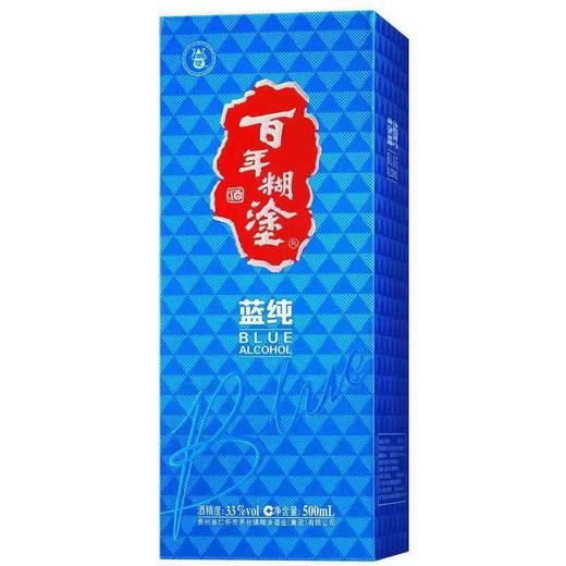 百年糊涂蓝纯浓香型白酒33度500ml/1瓶/2瓶 商品图3