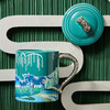 【爆单72小时内发货】共禾京品中国风个性创意送礼带盖勺周大福联名国潮四喜麻将马克杯 商品缩略图2