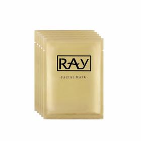 RAY 金色淡斑抗皱补水蚕丝面膜 10片 泰国