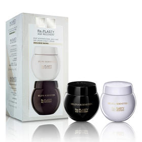 HR赫莲娜 黑白绷带日晚面霜套装（日霜50ML+晚霜50ML）法国