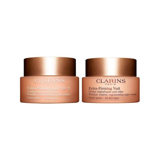 CLARINS 娇韵诗 焕颜紧致弹力日晚霜套装 日霜50ml+晚霜50ml 法国 商品图1