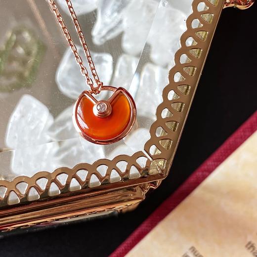 新年红色系列cartier卡地亚amulettedecartier平安符项链平安是福护身