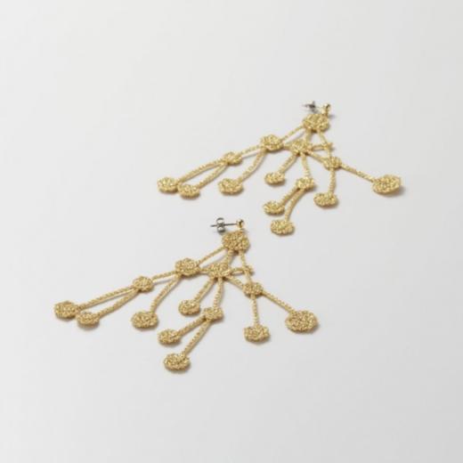 TRIPLE OOO｜DNA耳饰｜金色 商品图0