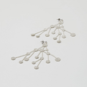 TRIPLE OOO｜DNA耳饰｜银色