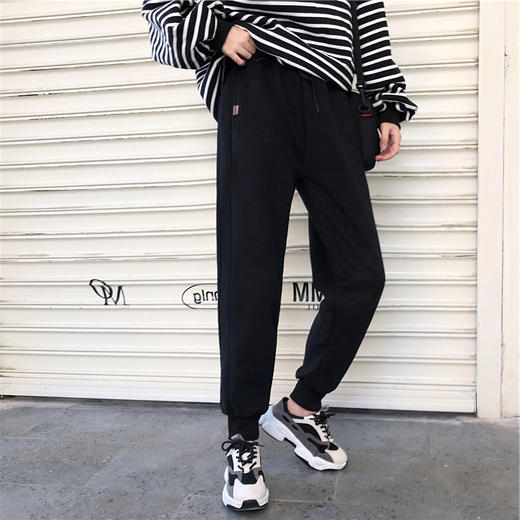 裁缝学苑AG122 加绒裤子纸样女裤版型女士休闲运动裤卫裤打版裁剪 商品图3