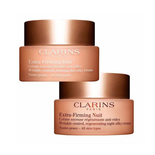 CLARINS 娇韵诗 焕颜紧致弹力日晚霜套装 日霜50ml+晚霜50ml 法国 商品图2