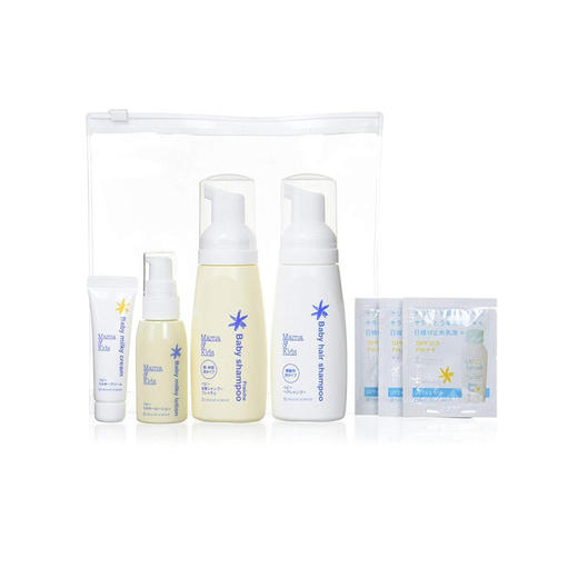MamaKids 宝宝洗护旅行套装 洗发水沐浴露乳液 日本 商品图0
