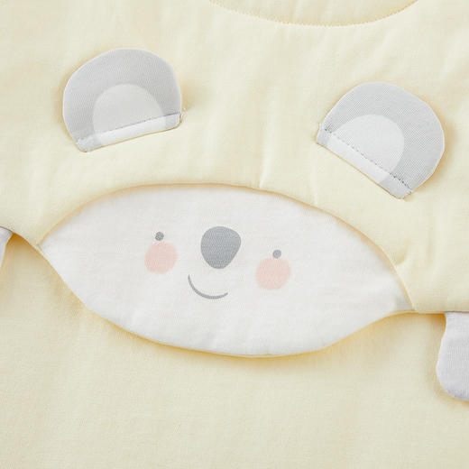 英氏婴儿牛奶丝夹棉睡袋男女宝考拉睡袍防踢被春秋YESCJ01002A01 商品图2