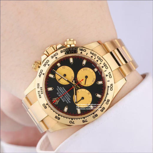 N劳li士迪通拿归一v4版本m116508-0009，单独真正4130机芯，精钢镀厚金表壳。表壳厚度和zp一致，全部计时功能100% 实现， 使用了订制版KIF避震器 商品图3