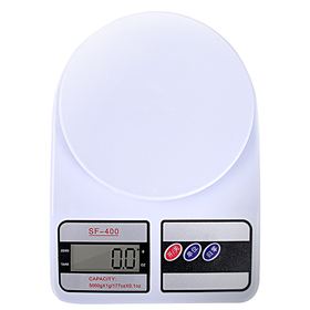 拜杰（Baijie）厨房秤 家用电子秤食物秤厨房烘培电子称 1g/5kg精准电子秤SF-400