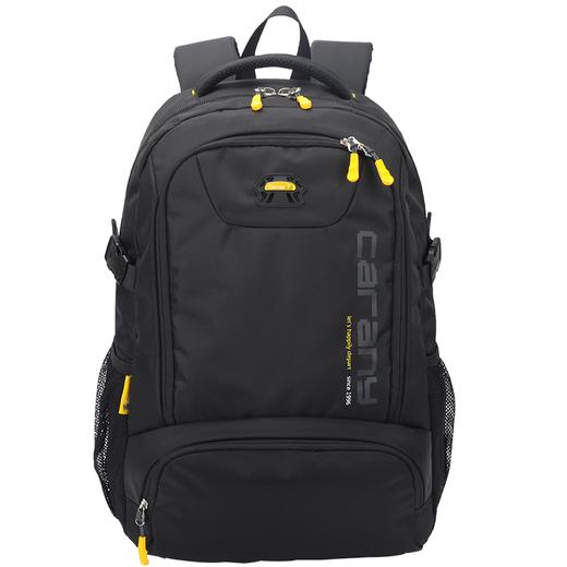 卡拉羊中学生书包男女生大容量减负双肩包初中生高中生大学生休闲运动背包17英寸电脑包CX5566黑色 商品图0